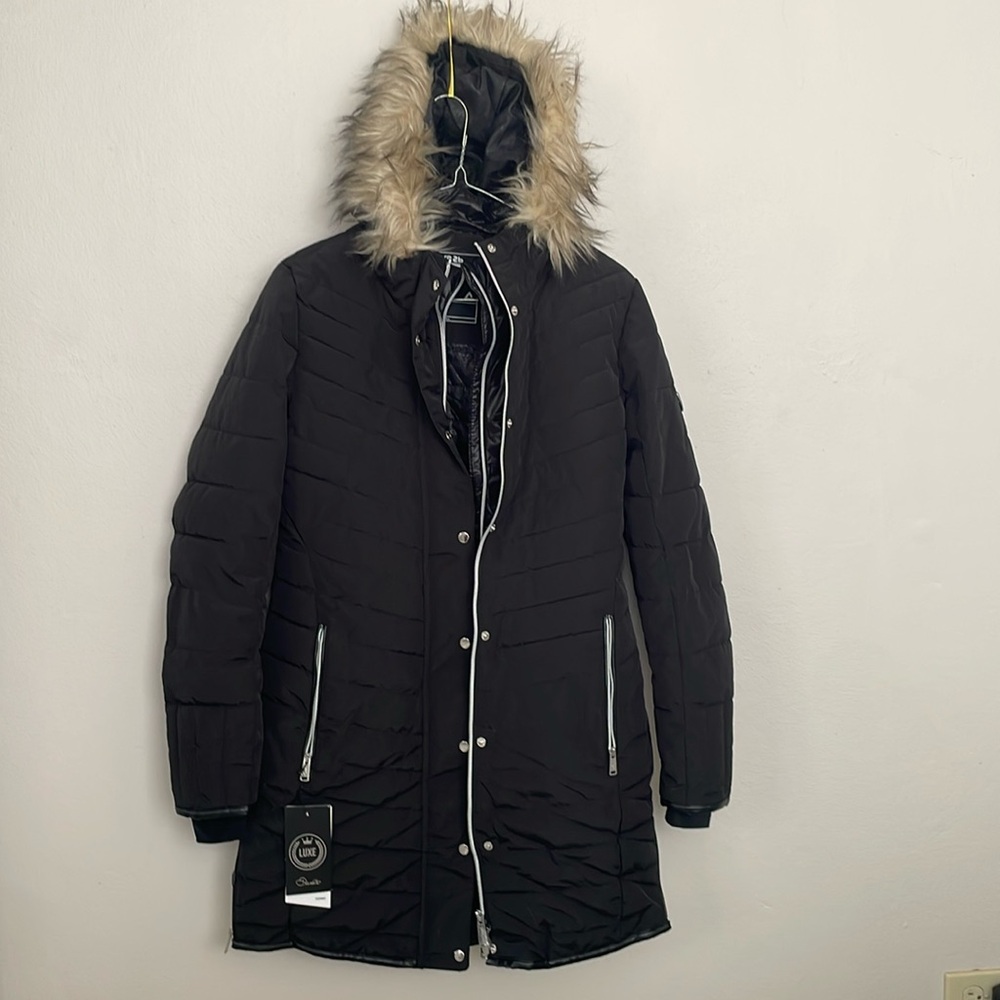 Dare2b brand black hooded coat size 4 (US)